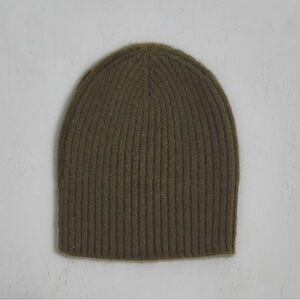 Jenni Kayne Olive Cashmere Beanie